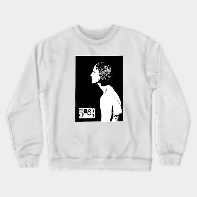 5089 French Girl Crewneck Sweatshirt by moanlisa